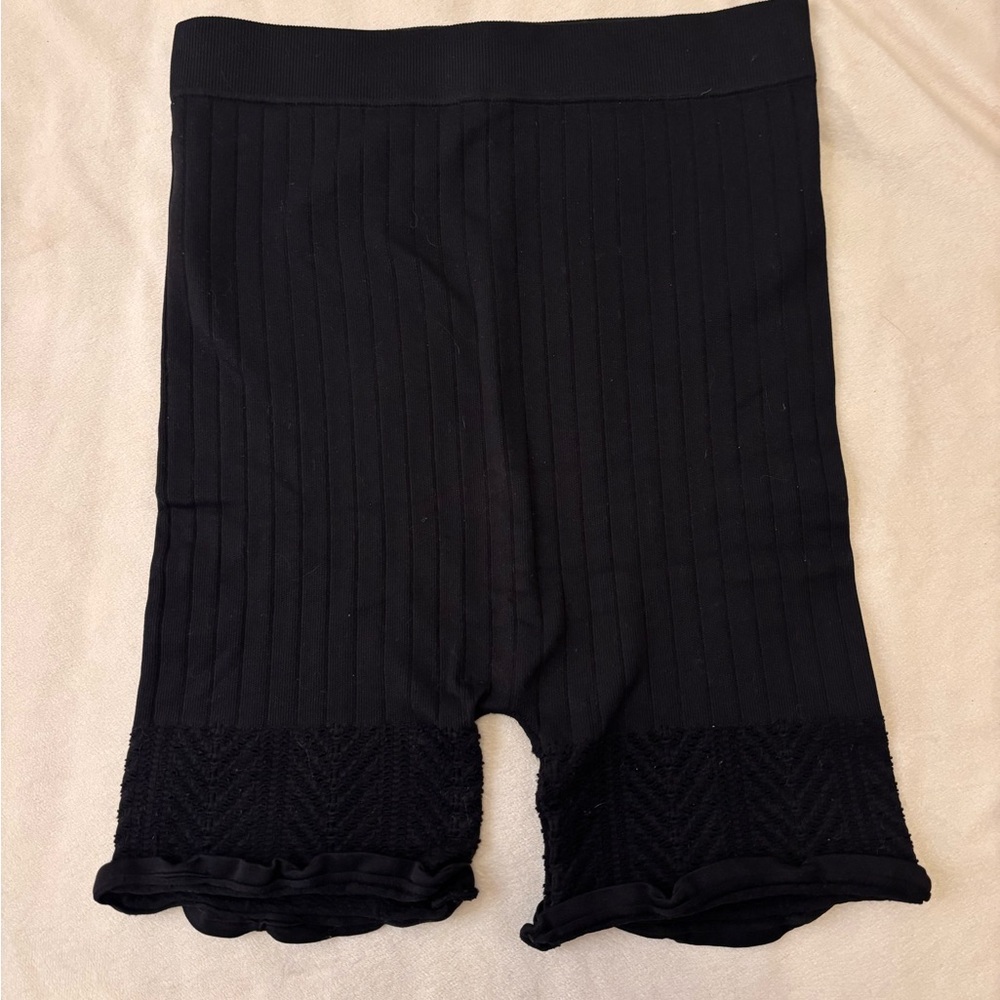 Free People Black Bike Shorts